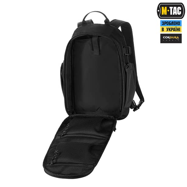 16 - Тактический рюкзак M-Tac Sturm Elite с эргономичными лямками. Черный