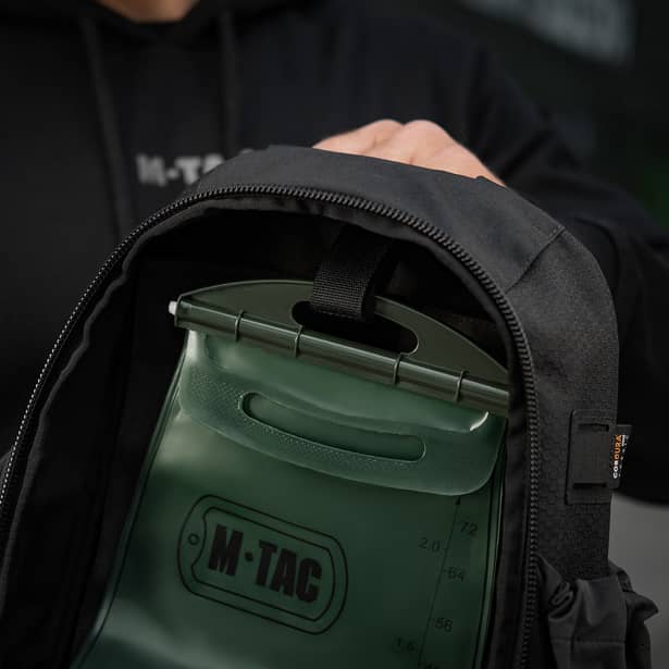 14 - Тактический рюкзак M-Tac Sturm Elite с эргономичными лямками. Черный