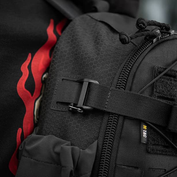 11 - Тактический рюкзак M-Tac Sturm Elite с эргономичными лямками. Черный