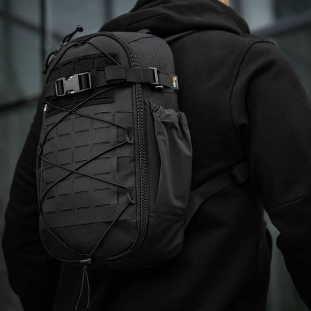 12 - Тактический рюкзак M-Tac Sturm Elite с эргономичными лямками. Черный