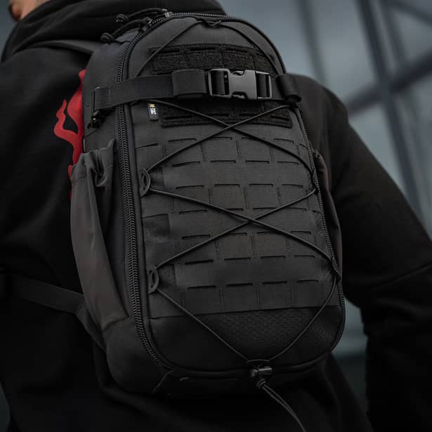 2 - Тактический рюкзак M-Tac Sturm Elite с эргономичными лямками. Черный