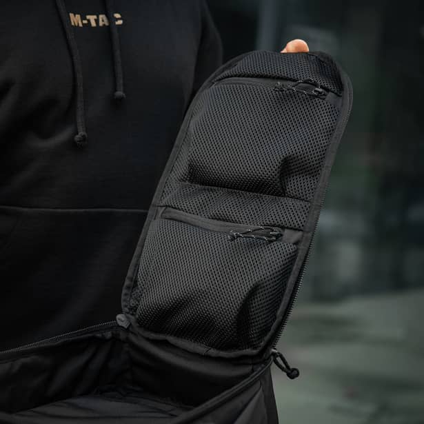 9 - Тактический рюкзак M-Tac Sturm Elite с эргономичными лямками. Черный