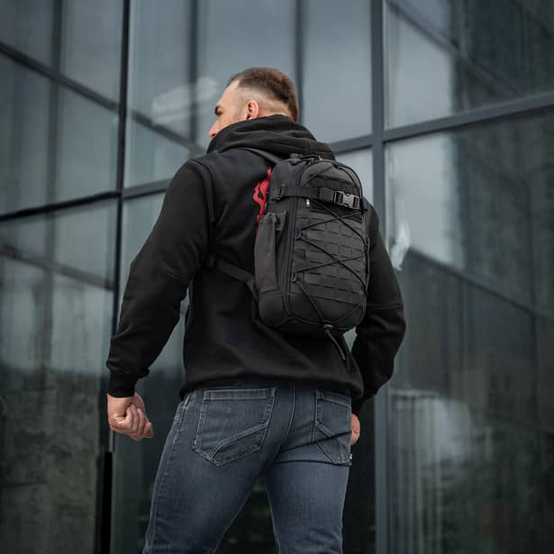 10 - Тактический рюкзак M-Tac Sturm Elite с эргономичными лямками. Черный