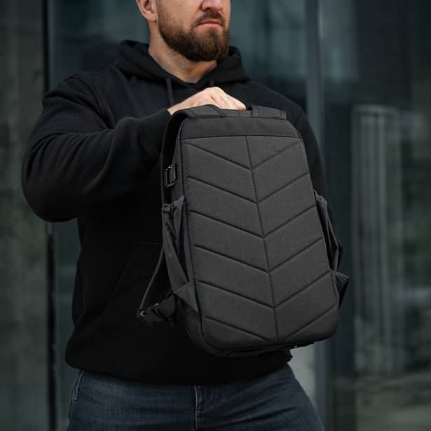 7 - Тактический рюкзак M-Tac Sturm Elite с эргономичными лямками. Черный