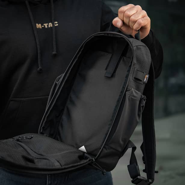 8 - Тактический рюкзак M-Tac Sturm Elite с эргономичными лямками. Черный