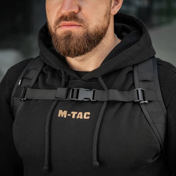 6 - Тактический рюкзак M-Tac Sturm Elite с эргономичными лямками. Черный