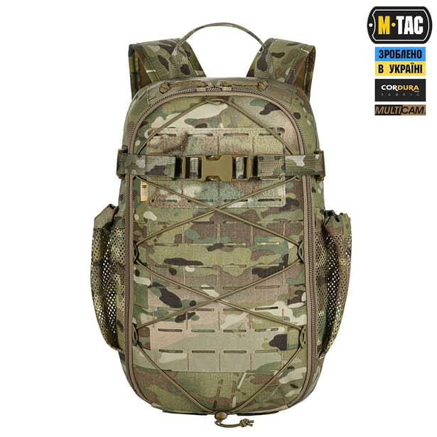 24 - Тактический рюкзак M-Tac Sturm Elite с эргономичными лямками. Мультикам