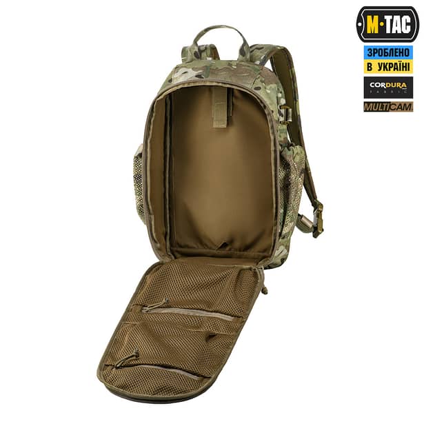 22 - Тактический рюкзак M-Tac Sturm Elite с эргономичными лямками. Мультикам