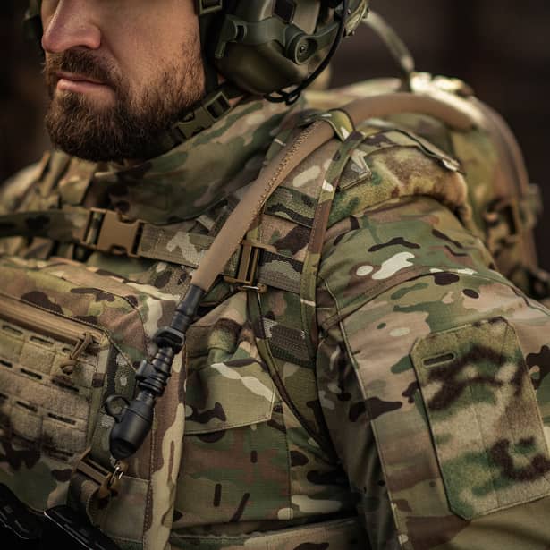 20 - Тактический рюкзак M-Tac Sturm Elite с эргономичными лямками. Мультикам