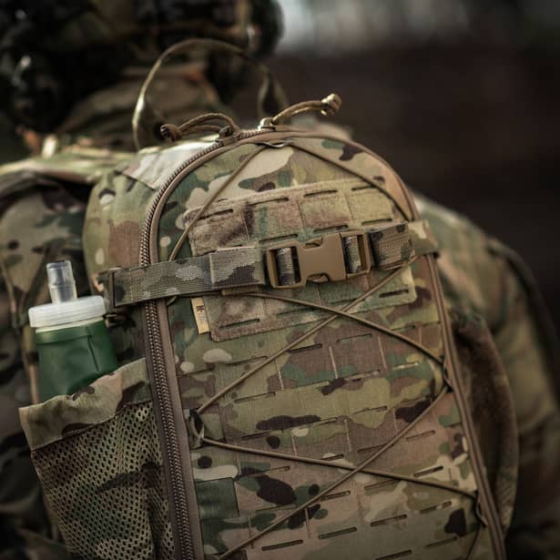 13 - Тактический рюкзак M-Tac Sturm Elite с эргономичными лямками. Мультикам