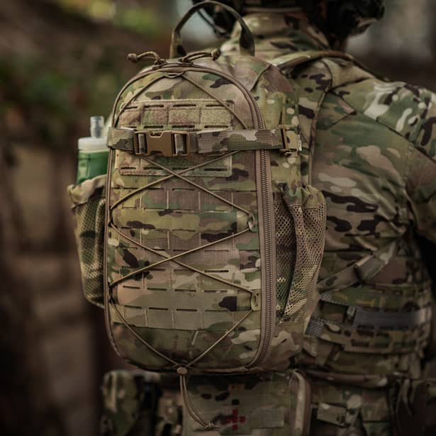 11 - Тактический рюкзак M-Tac Sturm Elite с эргономичными лямками. Мультикам