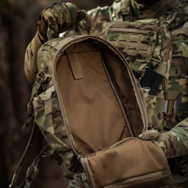 7 - Тактический рюкзак M-Tac Sturm Elite с эргономичными лямками. Мультикам