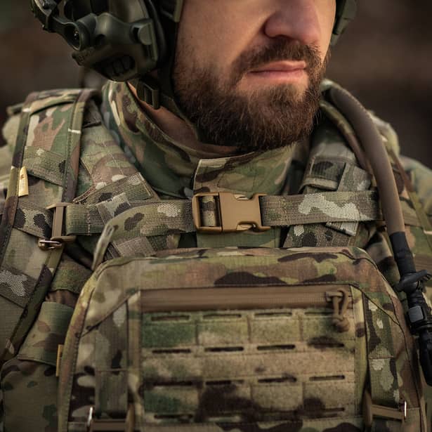 6 - Тактический рюкзак M-Tac Sturm Elite с эргономичными лямками. Мультикам