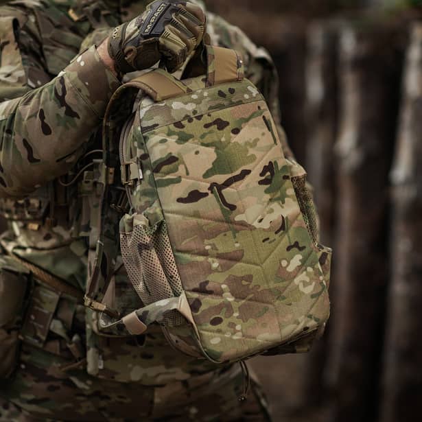 5 - Тактический рюкзак M-Tac Sturm Elite с эргономичными лямками. Мультикам