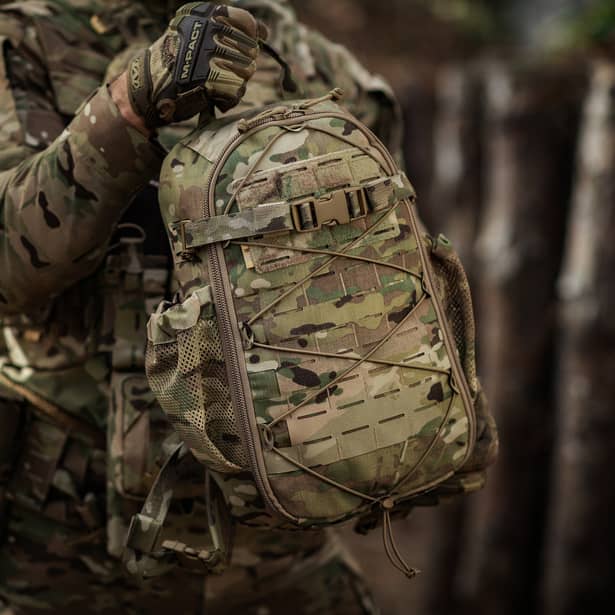 4 - Тактический рюкзак M-Tac Sturm Elite с эргономичными лямками. Мультикам