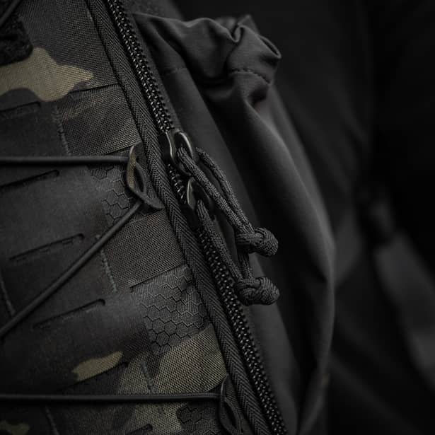 14 - Тактический рюкзак M-Tac Sturm Elite с эргономичными лямками. Черный мультикам