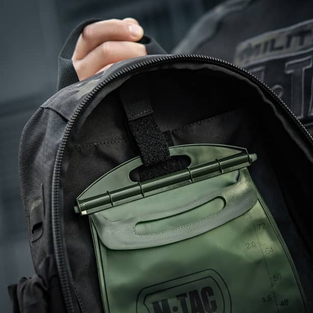 11 - Тактический рюкзак M-Tac Sturm Elite с эргономичными лямками. Черный мультикам