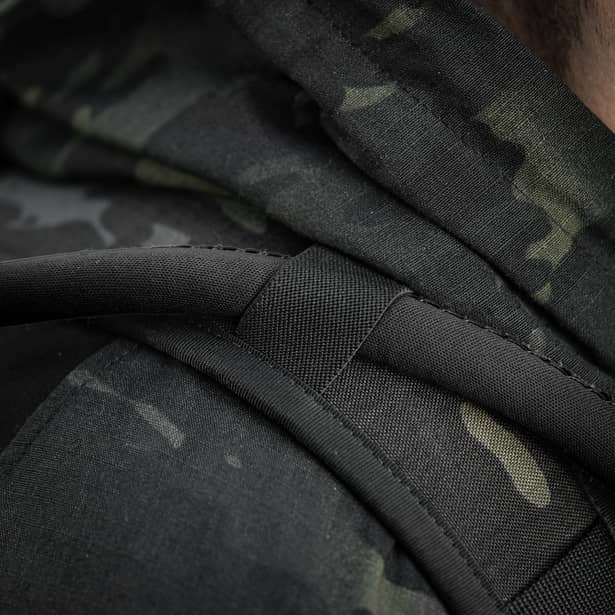 6 - Тактический рюкзак M-Tac Sturm Elite с эргономичными лямками. Черный мультикам