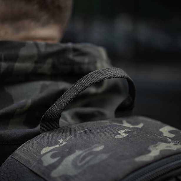 13 - Тактический рюкзак M-Tac Sturm Elite с эргономичными лямками X-Large Elite Gen.II. Черный мультикам