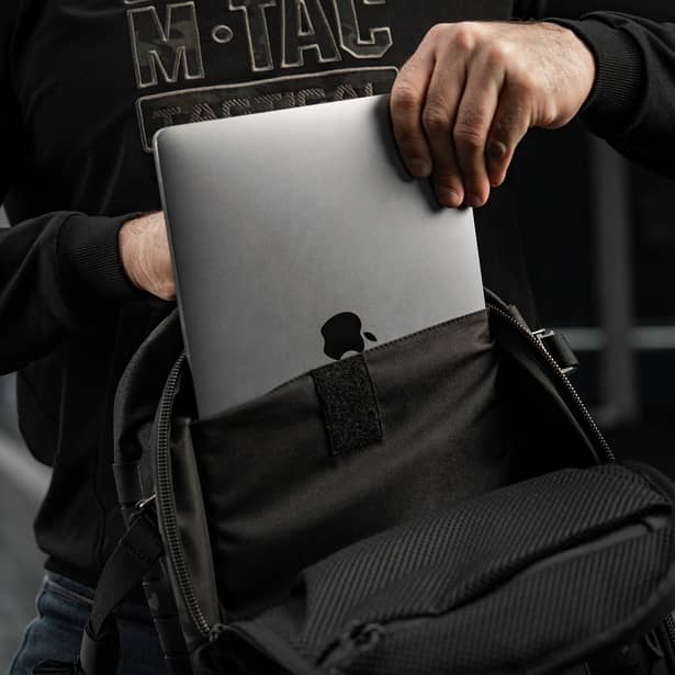 11 - Тактический рюкзак M-Tac Sturm Elite с эргономичными лямками X-Large Elite Gen.II. Черный мультикам