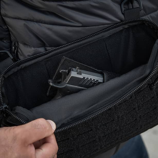 8 - Тактическая сумка M-Tac Admin Bag Medium Elite Hex с липучкой. Черный