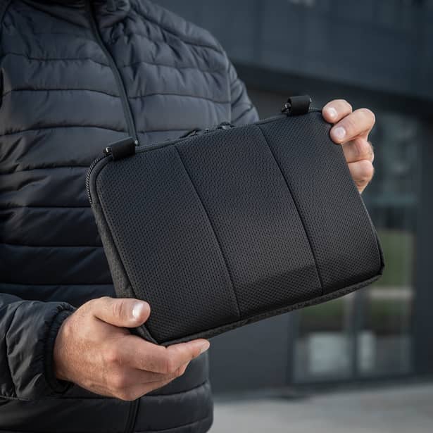 6 - Тактическая сумка M-Tac Admin Bag Medium Elite Hex с липучкой. Черный