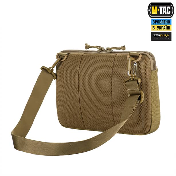 19 - Тактическая сумка M-Tac Admin Bag Medium Elite Hex с липучкой. Койот