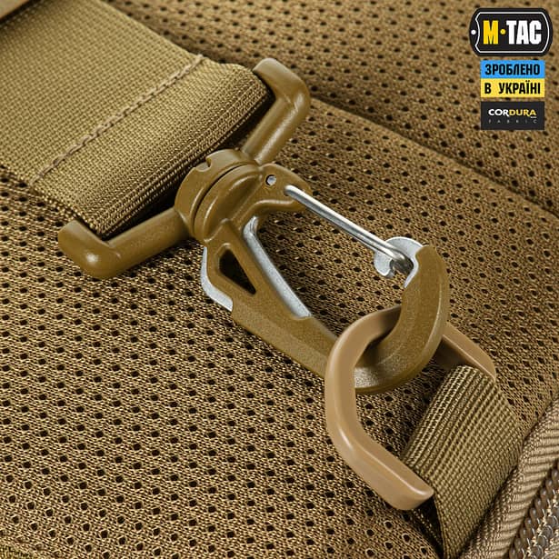 14 - Тактическая сумка M-Tac Admin Bag Medium Elite Hex с липучкой. Койот