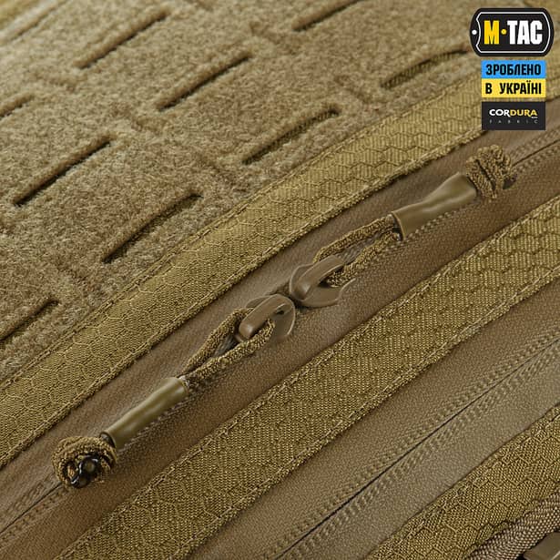 13 - Тактическая сумка M-Tac Admin Bag Medium Elite Hex с липучкой. Койот