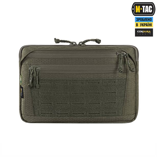 19 - Тактическая сумка M-Tac Admin Bag Medium Elite Hex с липучкой. Олива