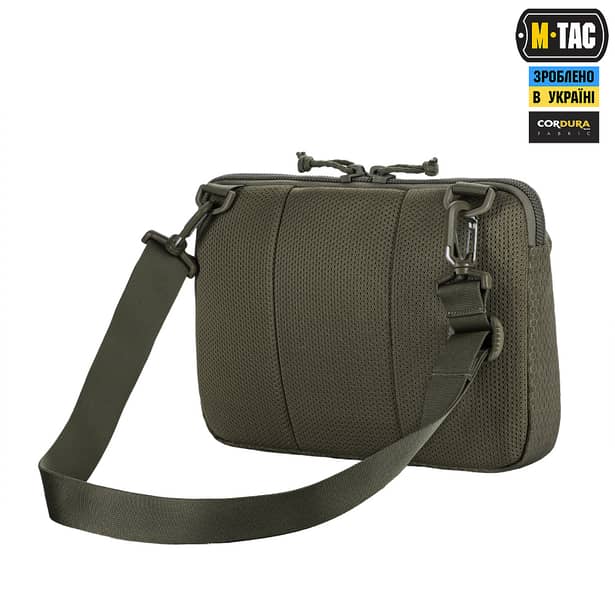 17 - Тактическая сумка M-Tac Admin Bag Medium Elite Hex с липучкой. Олива