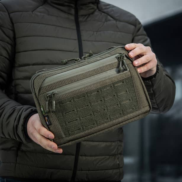 16 - Тактическая сумка M-Tac Admin Bag Medium Elite Hex с липучкой. Олива