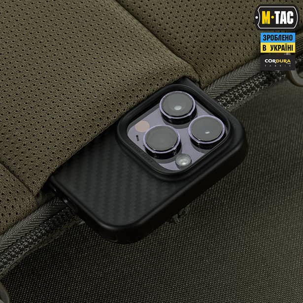 11 - Тактическая сумка M-Tac Admin Bag Medium Elite Hex с липучкой. Олива