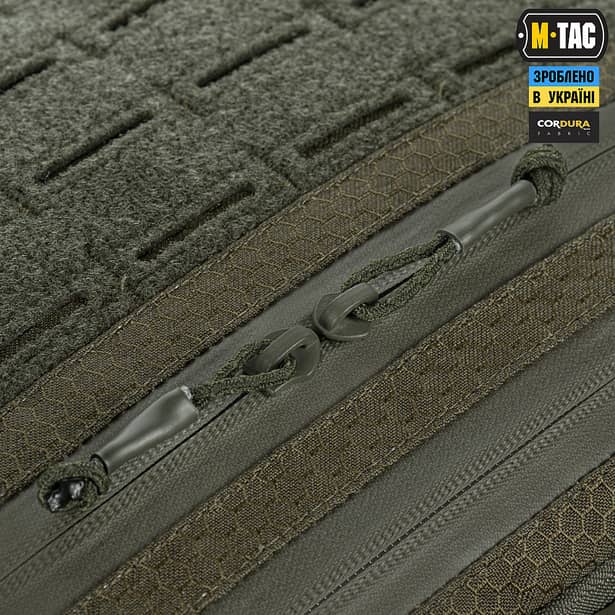 2 - Тактическая сумка M-Tac Admin Bag Medium Elite Hex с липучкой. Олива
