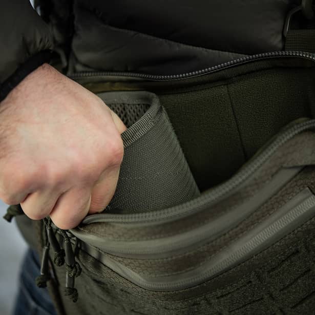 9 - Тактическая сумка M-Tac Admin Bag Medium Elite Hex с липучкой. Олива