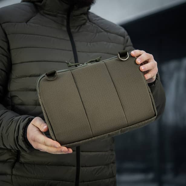 5 - Тактическая сумка M-Tac Admin Bag Medium Elite Hex с липучкой. Олива