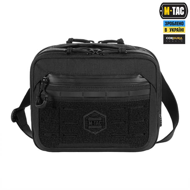 21 - Сумка через плечо M-Tac EDC Bag Elite. Черный