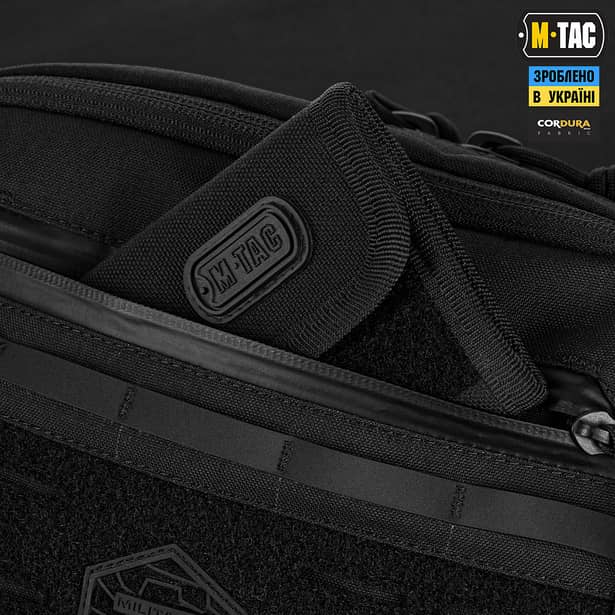12 - Сумка через плечо M-Tac EDC Bag Elite. Черный