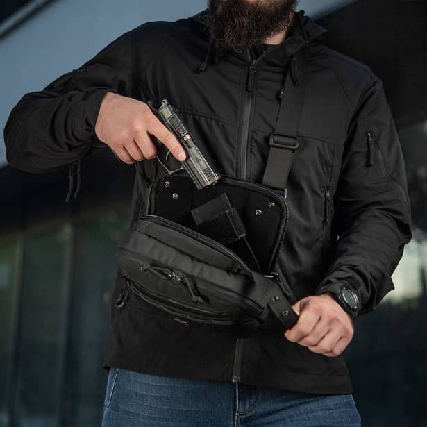 6 - Сумка через плечо M-Tac EDC Bag Elite. Черный