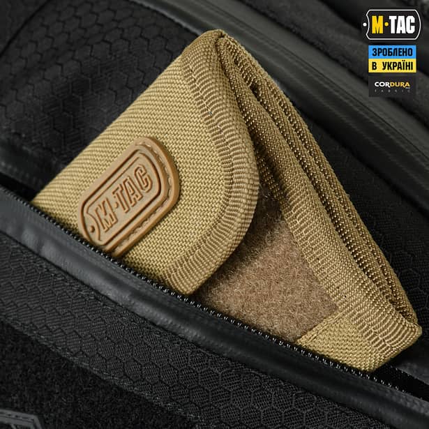 8 - Сумка через плече M-Tac Sphaera Hex Hardsling Bag Elite Large з липучкою. Чорний