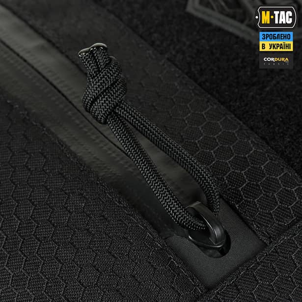 9 - Сумка через плече M-Tac Sphaera Hex Hardsling Bag Elite Large з липучкою. Чорний