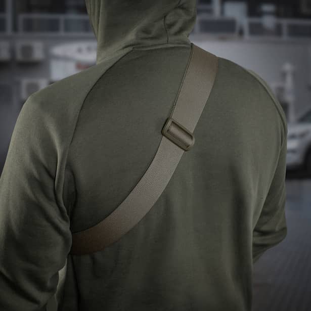 3 - Сумка через плече M-Tac Sphaera Hex Hardsling Bag Elite Large з липучкою. Олива