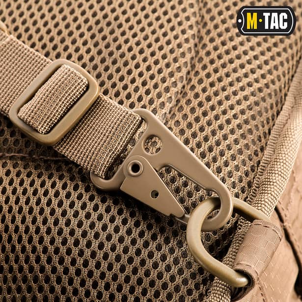 12 - Тактична сумка через плече M-Tac Urban Line City Hunter Hexagon. Койот