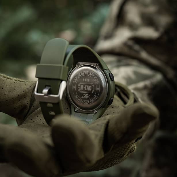 6 - Годинник тактичний M-Tac 2166. Олива