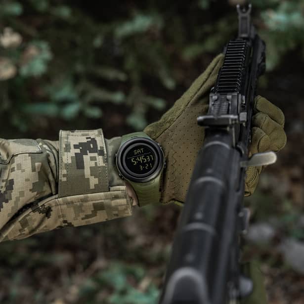 9 - Годинник тактичний M-Tac 2166. Олива