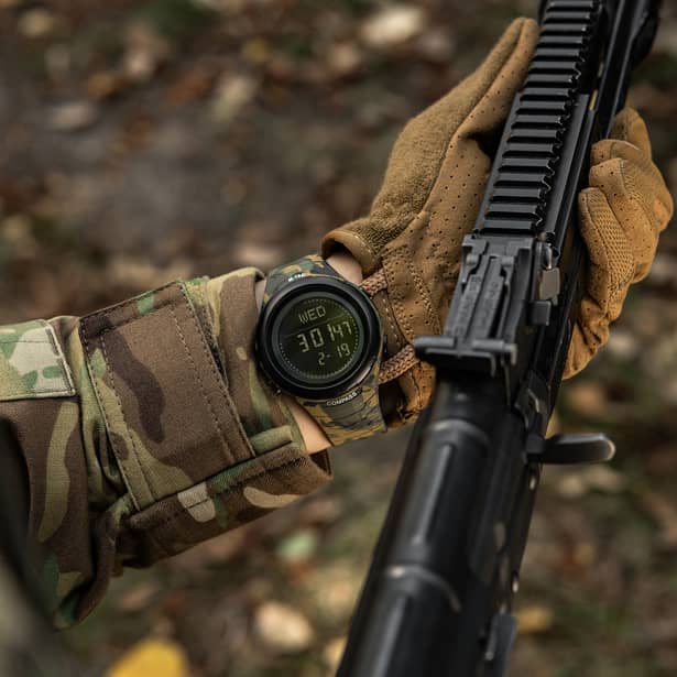 6 - Годинник тактичний M-Tac 2166. Камуфляж