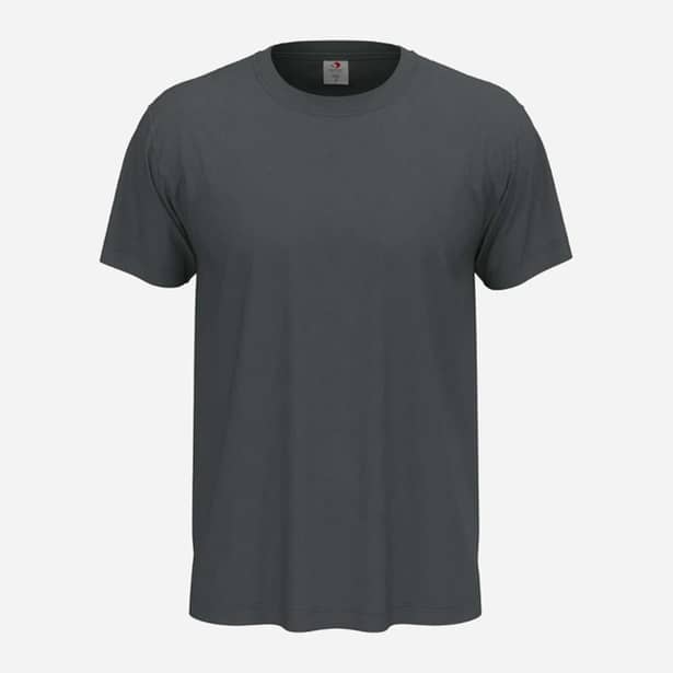 1 - Футболка мужская Stedman Classic-T хлопок. Графит