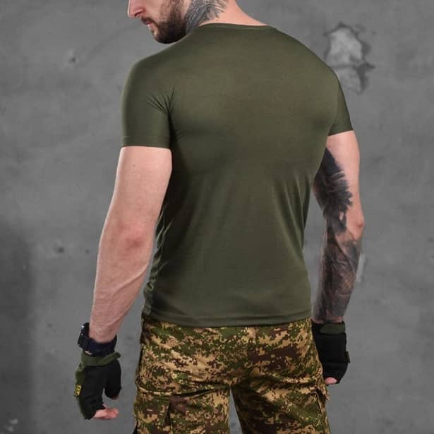 5 - Футболка Coolmax Десант. Олива