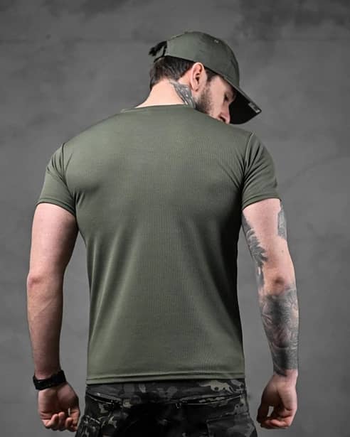 3 - Футболка Coolmax Слава Украине. Олива