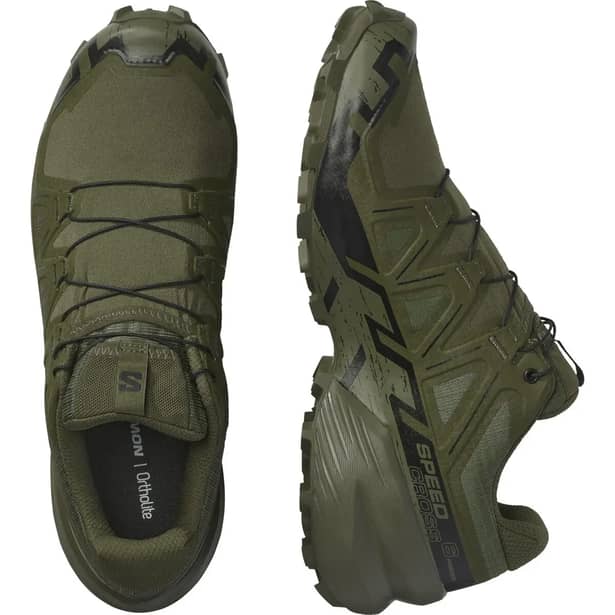 2 - Кроссовки тактические Salomon Speedcross 6 Forces. Олива